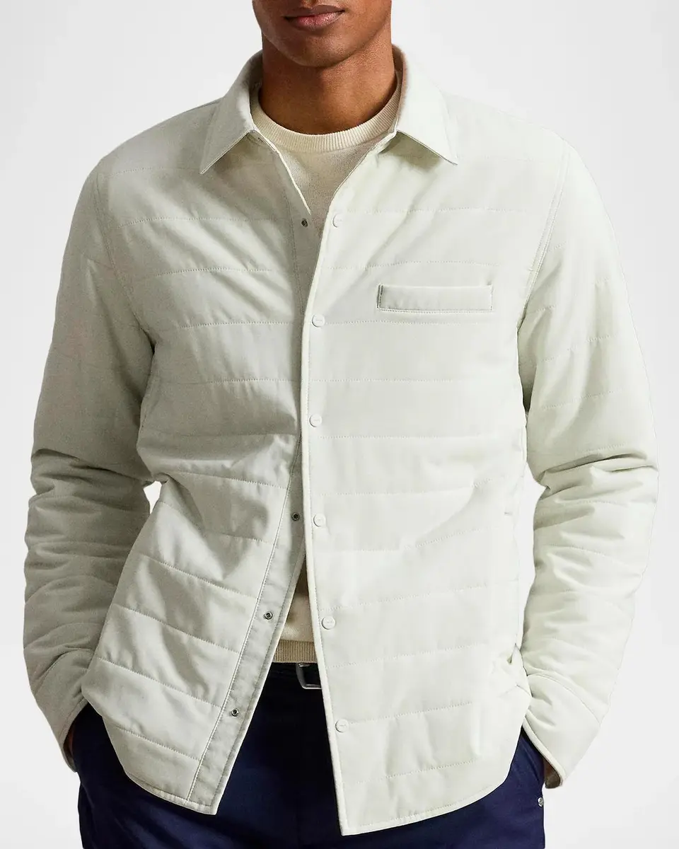 Polo Ralph Lauren Men's Quilted Shirt Jacket | Thumbnail 4