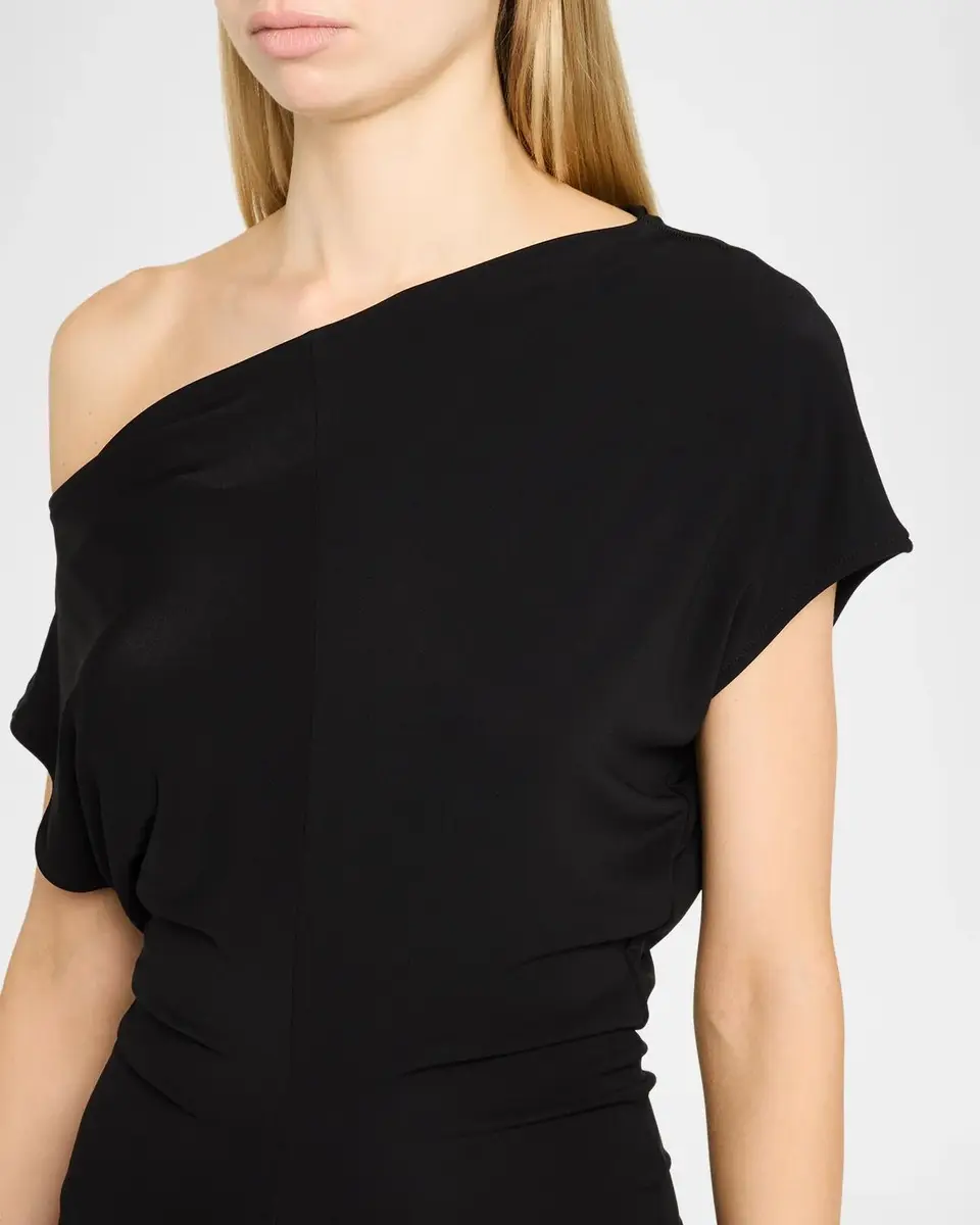 Vince Matte Jersey Off-Shoulder Midi Dress | Thumbnail 5 Vince Matte Jersey Off-Shoulder Midi Dress | Thumbnail 5