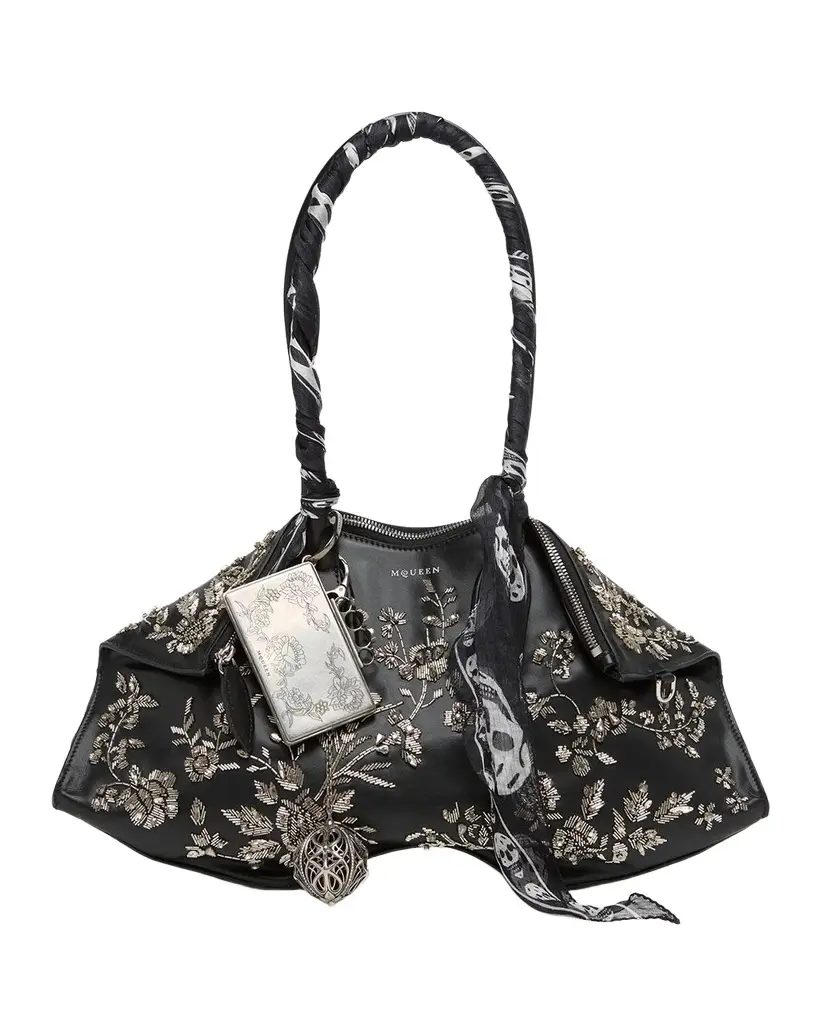 Manta OTT 2.0 Beaded Leather Shoulder Bag Manta OTT 2.0 Beaded Leather Shoulder Bag