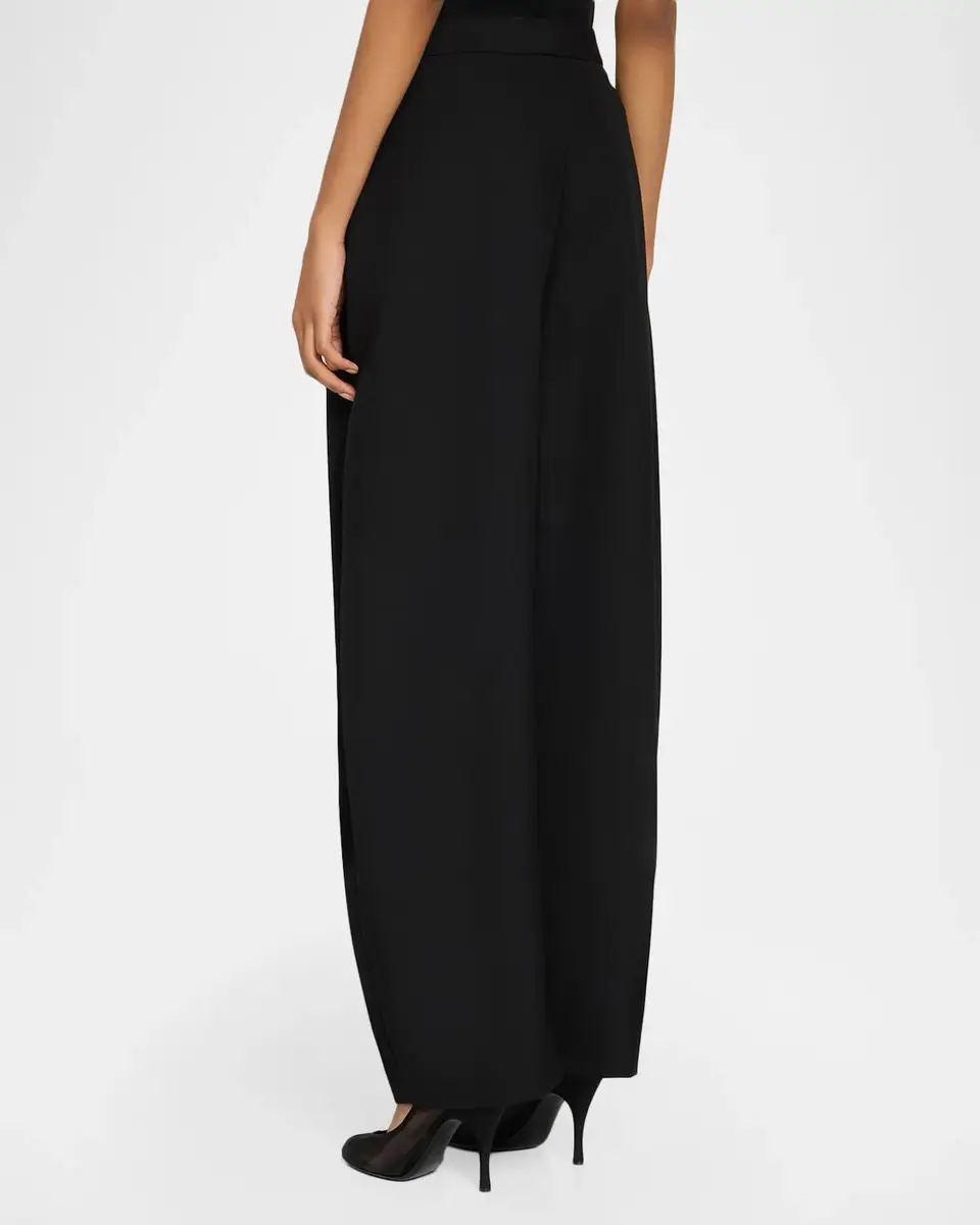 Alaïa Lightweight Wool Barrel-Leg Pants | Thumbnail 3 Alaïa Lightweight Wool Barrel-Leg Pants | Thumbnail 3