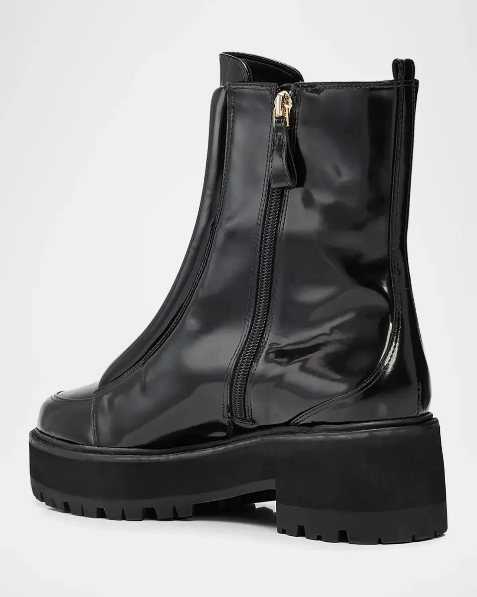 Alexandre Birman Joanna 45MM Patent Leather Booties | Thumbnail 4 Alexandre Birman Joanna 45MM Patent Leather Booties | Thumbnail 4