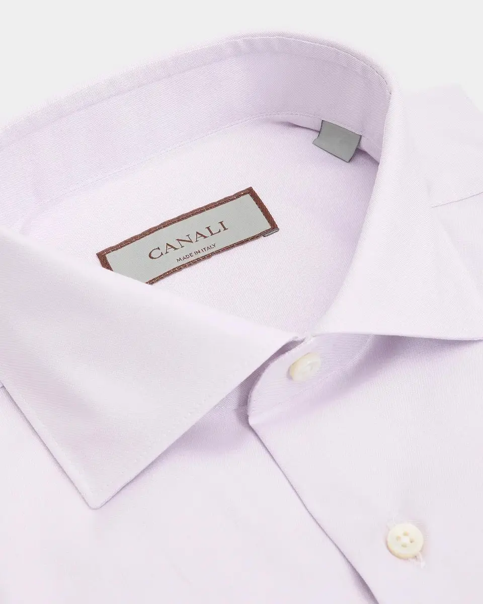 Canali Men's Cotton Pinpoint Dress Shirt | Thumbnail 2 Canali Men's Cotton Pinpoint Dress Shirt | Thumbnail 2