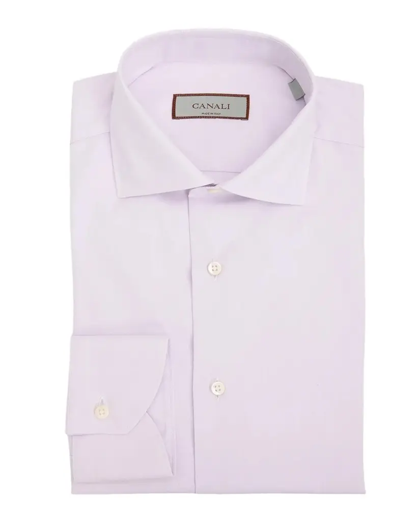 Canali Men's Cotton Pinpoint Dress Shirt