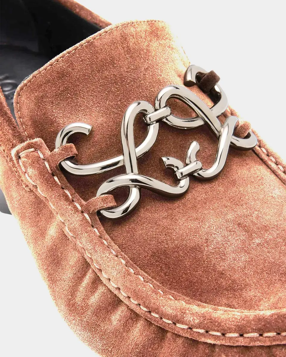 Loewe Oval Double L Suede Loafers | Thumbnail 5 Loewe Oval Double L Suede Loafers | Thumbnail 5