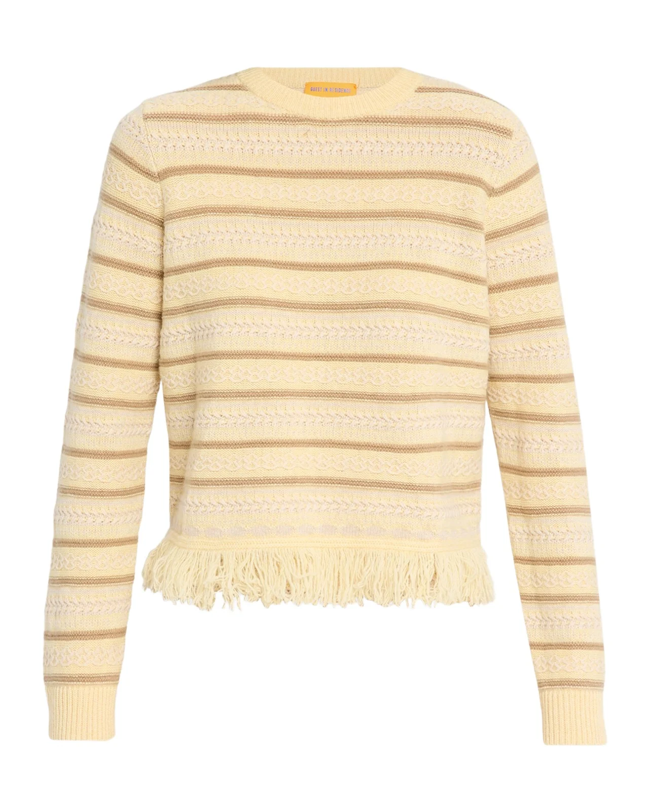 Western Striped Wool-Cashmere Sweater Western Striped Wool-Cashmere Sweater