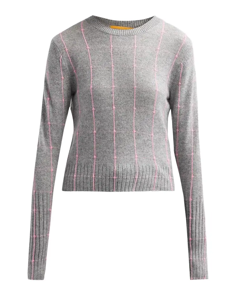 Shrunken Checkered Cashmere Sweater Shrunken Checkered Cashmere Sweater