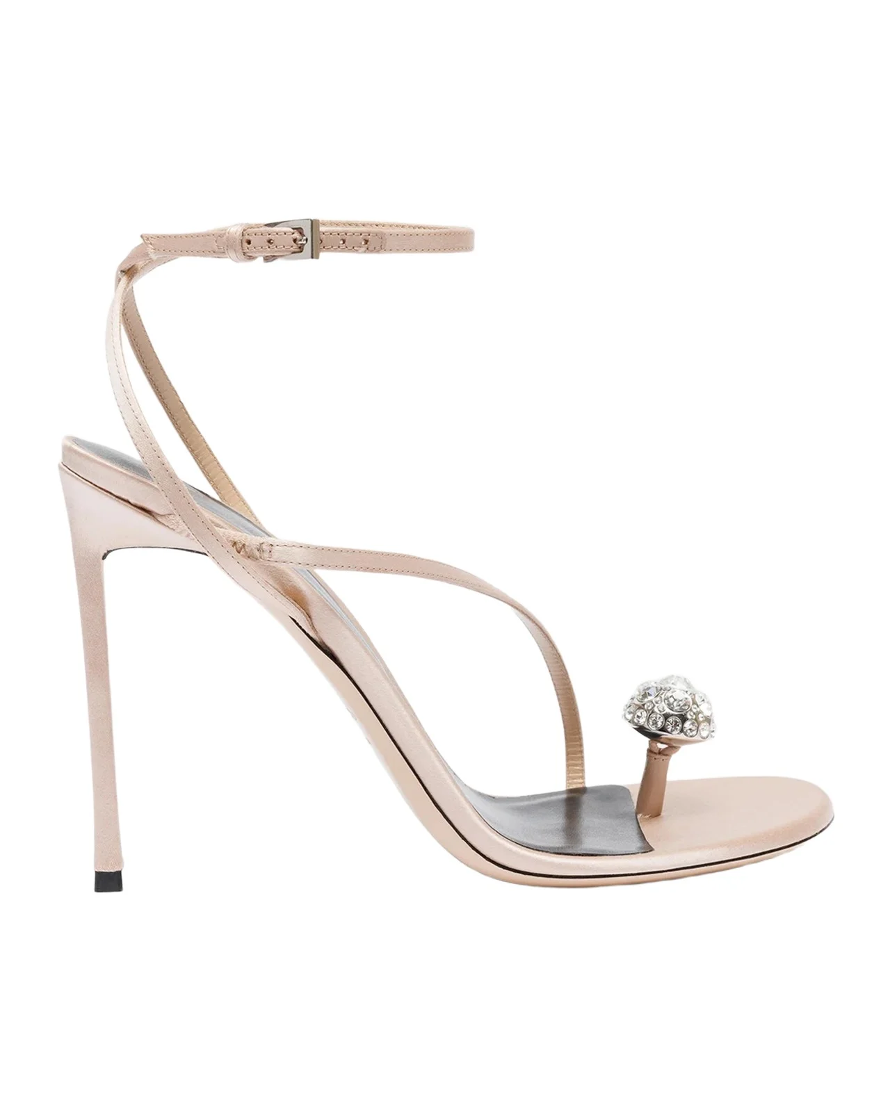 Tom Ford 85mm Cassia Satin Ankle-Strap Sandals