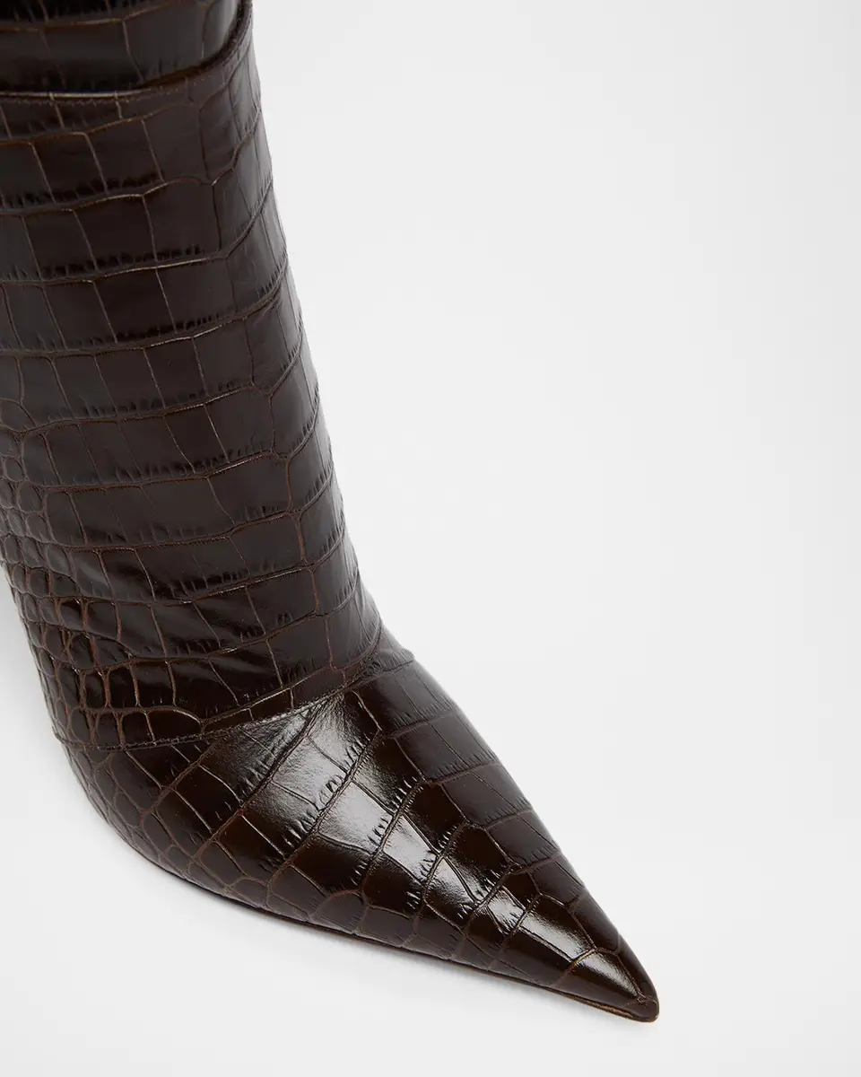 Tom Ford Vertigo 105MM Croc-Embossed Leather Boots | Thumbnail 5 Tom Ford Vertigo 105MM Croc-Embossed Leather Boots | Thumbnail 5