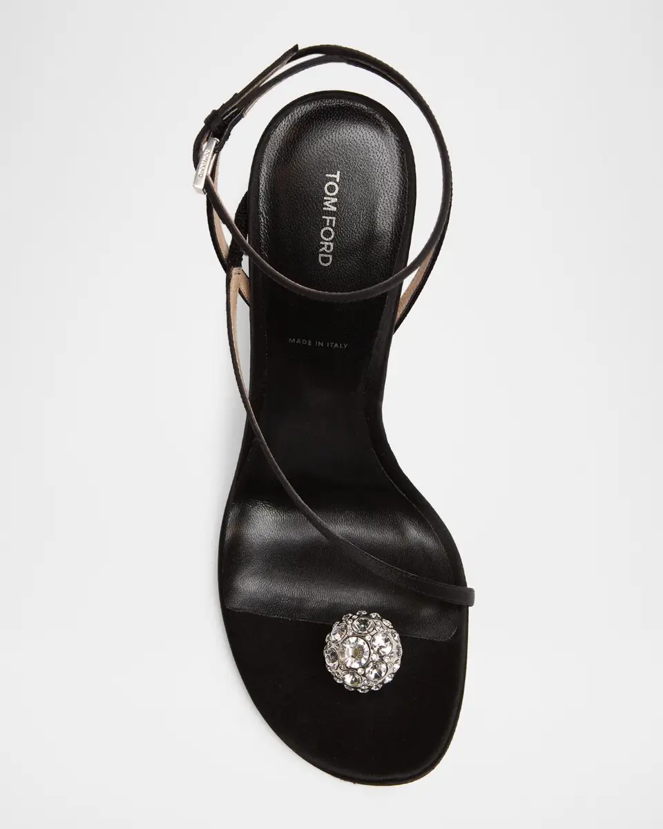 Tom Ford 85mm Cassia Satin Ankle-Strap Sandals | Thumbnail 6 Tom Ford 85mm Cassia Satin Ankle-Strap Sandals | Thumbnail 6