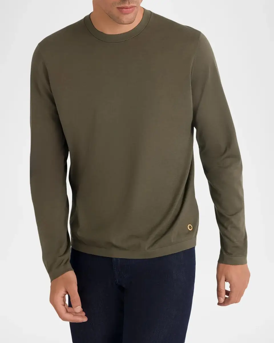 Stefano Ricci Men's Alpha Cashmere Sweatshirt | Thumbnail 4 Stefano Ricci Men's Alpha Cashmere Sweatshirt | Thumbnail 4
