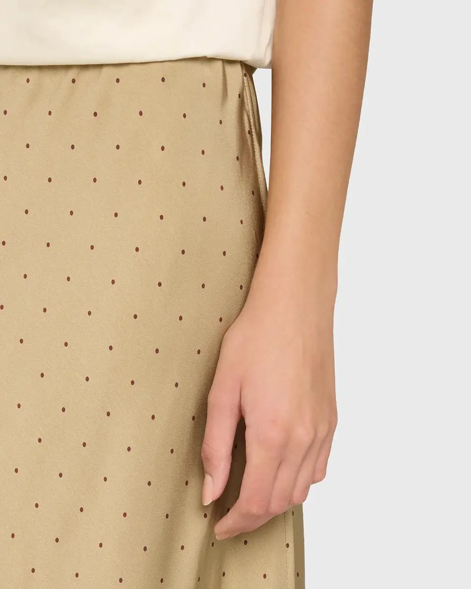Vince Grid Dot Slip Skirt | Thumbnail 5 Vince Grid Dot Slip Skirt | Thumbnail 5