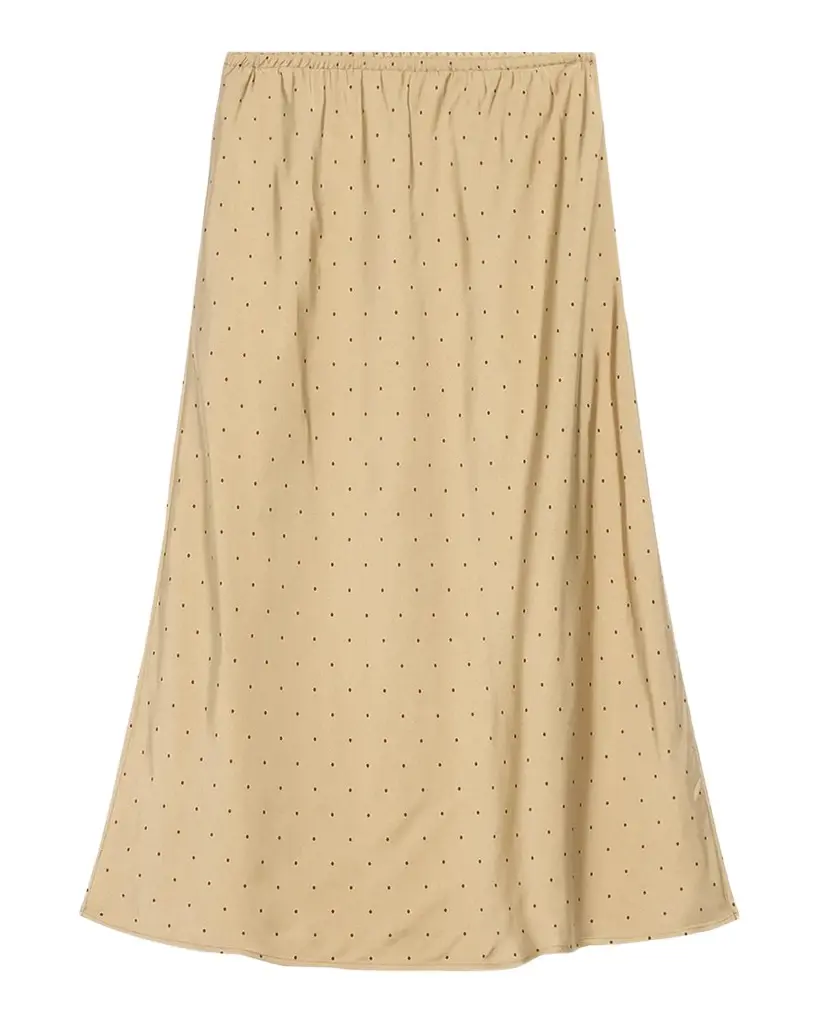 Vince Grid Dot Slip Skirt