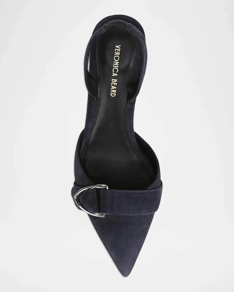 Veronica Beard Loralyn Suede Slingback Pumps | Thumbnail 3 Veronica Beard Loralyn Suede Slingback Pumps | Thumbnail 3