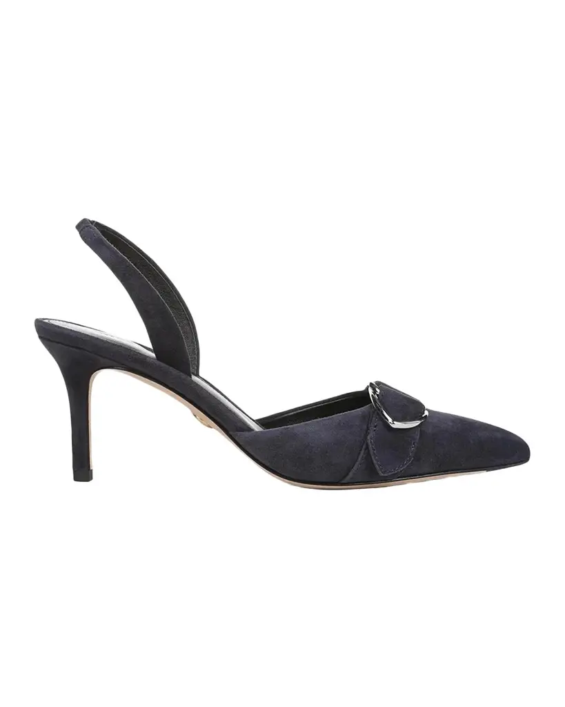 Veronica Beard Loralyn Suede Slingback Pumps