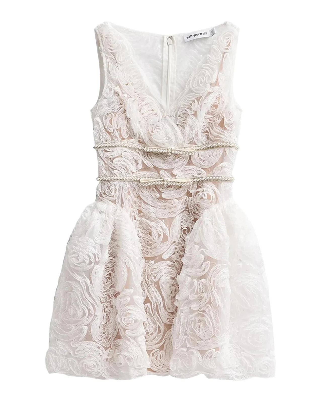 Tulle Laced A-Line Mini Dress Tulle Laced A-Line Mini Dress