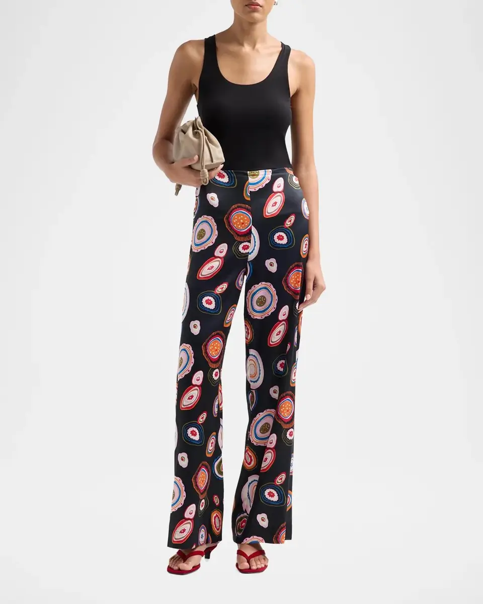 Staud Stroll Stretch-Silk Pants | Thumbnail 2
