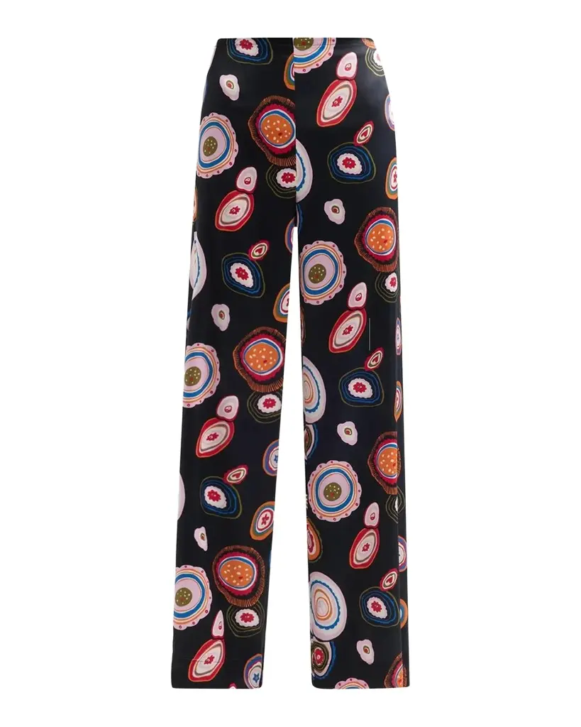 Staud Stroll Stretch-Silk Pants