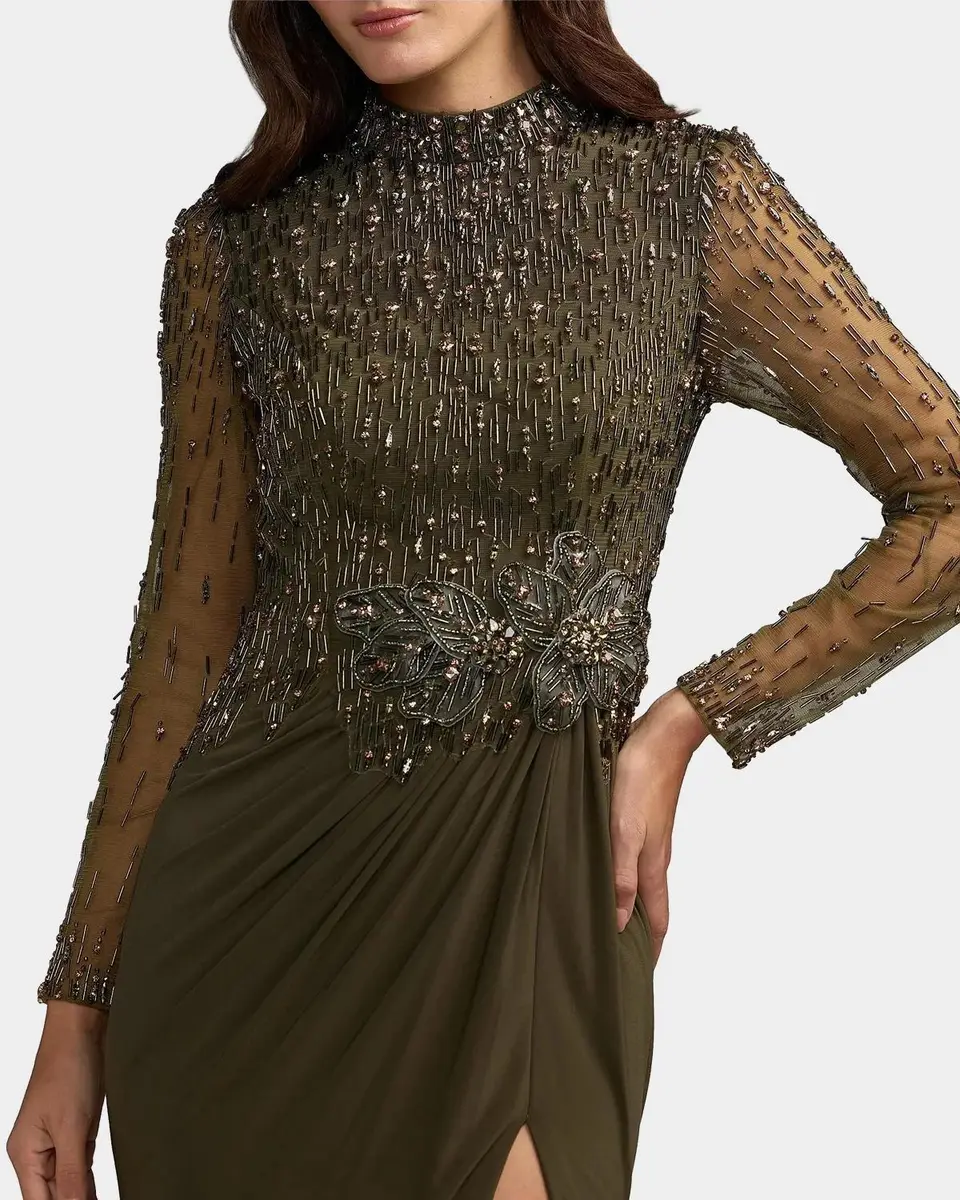 Mac Duggal Embellished Jersey Column Gown | Thumbnail 4