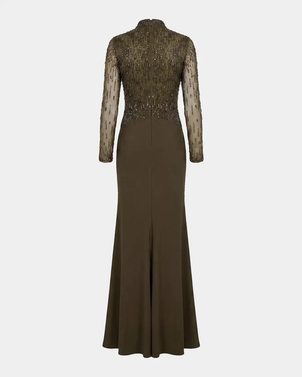 Mac Duggal Embellished Jersey Column Gown | Thumbnail 6