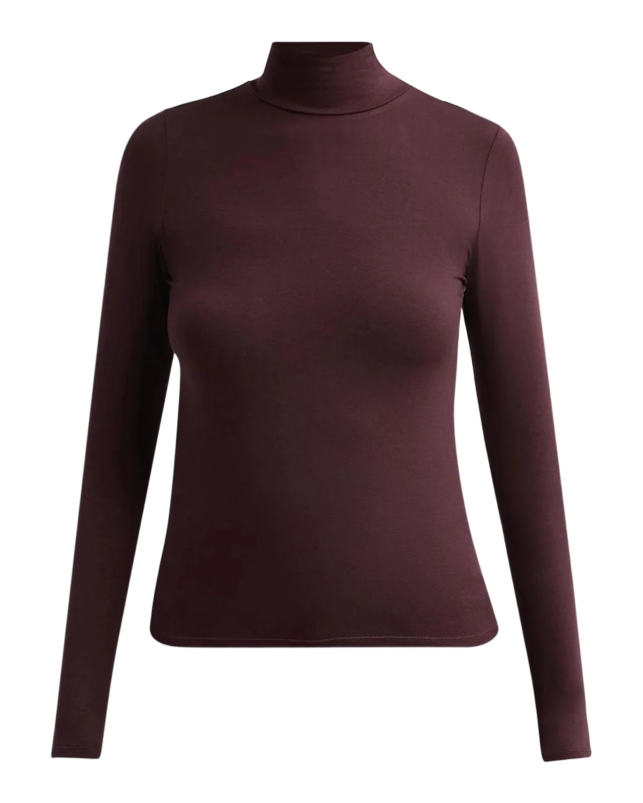MAJESTIC FILATURES Soft Touch Crop Mock Turtleneck Top