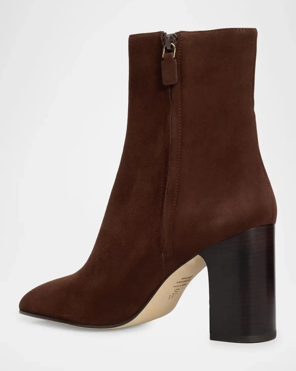 Stuart Weitzman Mulberry Suede Ankle Boots | Thumbnail 4 Stuart Weitzman Mulberry Suede Ankle Boots | Thumbnail 4