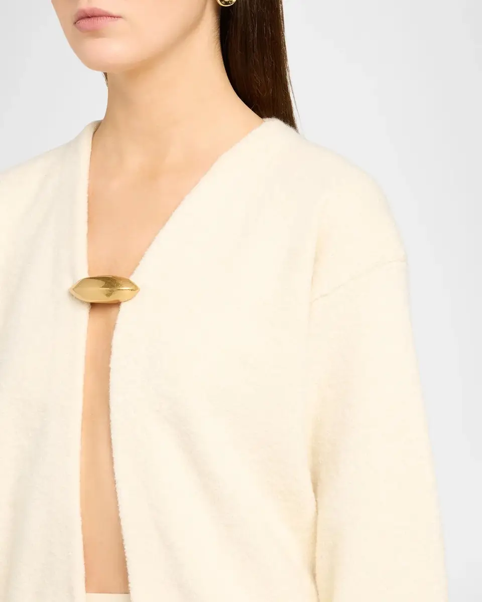 Bottega Veneta Cashmere-Silk Boucle Knit Cardigan | Thumbnail 5 Bottega Veneta Cashmere-Silk Boucle Knit Cardigan | Thumbnail 5