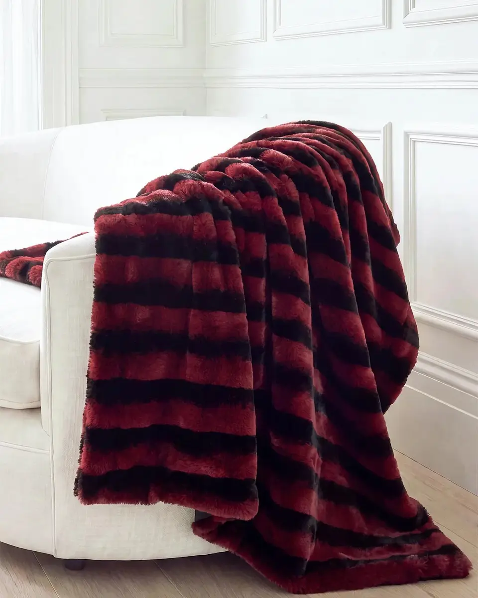 Lyla Grant Faux Chinchilla Throw, 60" x 72" | Thumbnail 3 Lyla Grant Faux Chinchilla Throw, 60" x 72" | Thumbnail 3