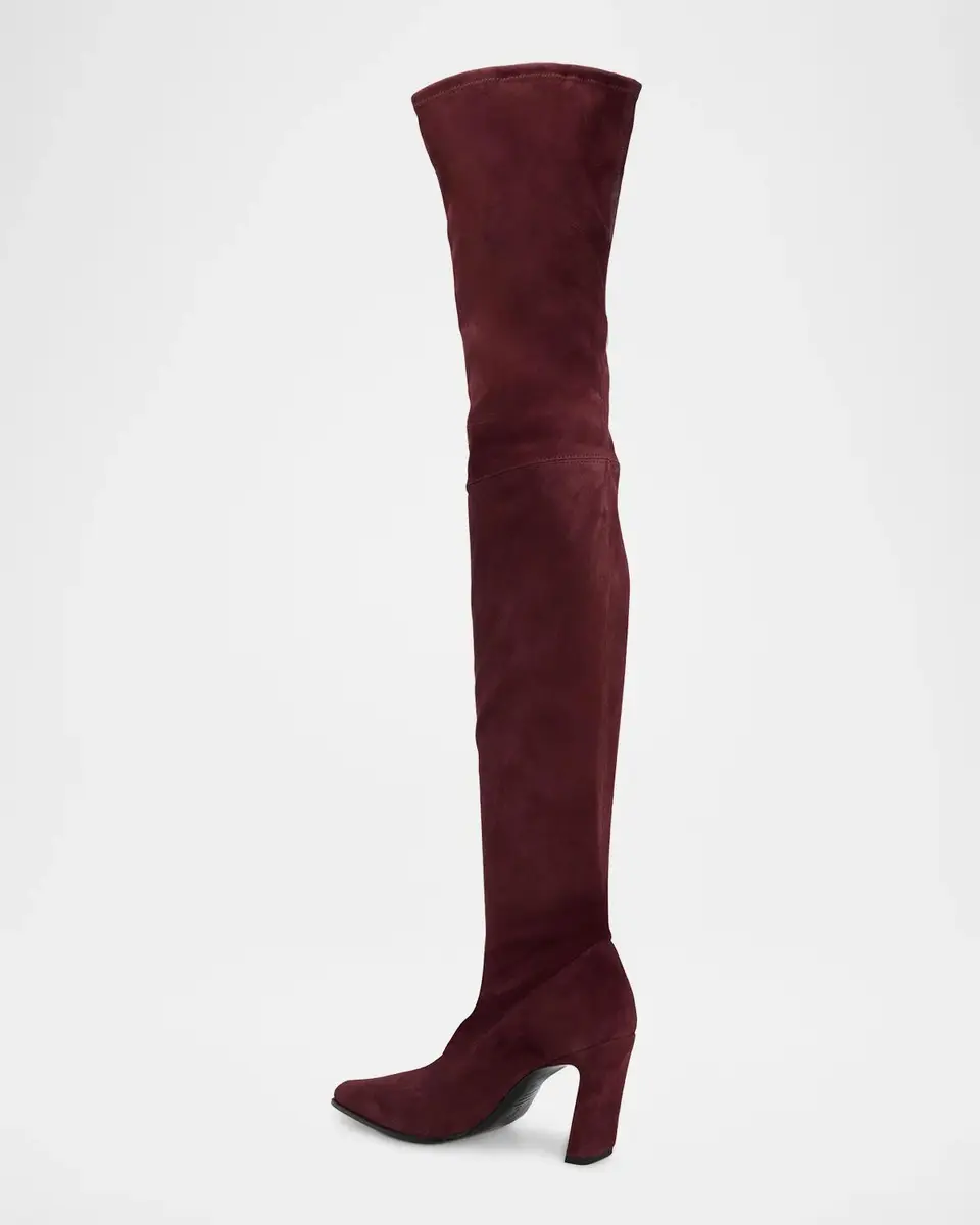 Stuart Weitzman 85mm Ultrastassi Suede Over-the-Knee Boots | Thumbnail 4 Stuart Weitzman 85mm Ultrastassi Suede Over-the-Knee Boots | Thumbnail 4