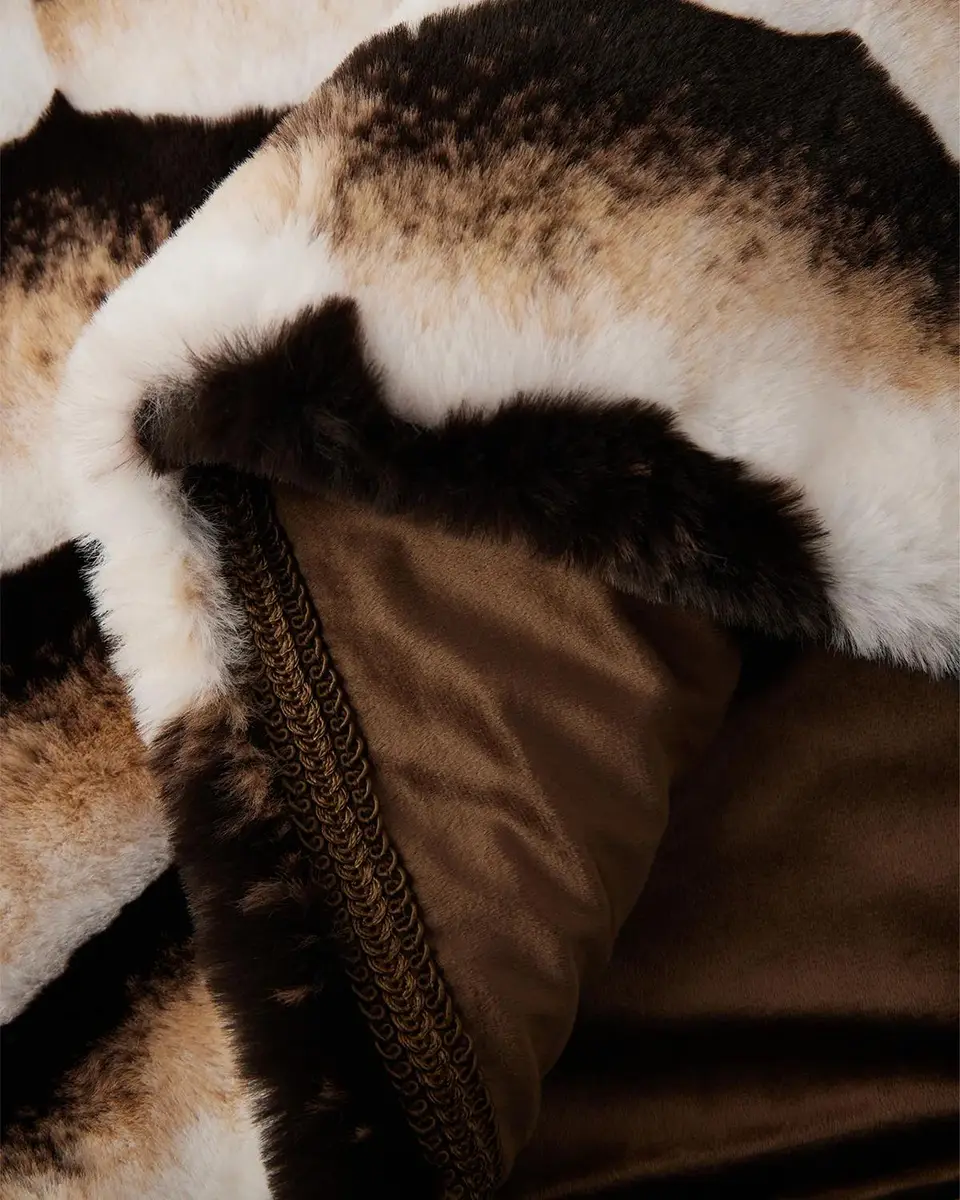 Lyla Grant Faux Chinchilla Throw, 60" x 72" | Thumbnail 3 Lyla Grant Faux Chinchilla Throw, 60" x 72" | Thumbnail 3