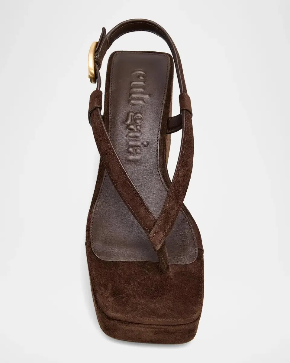Cult Gaia Shae 100MM Wedge Sandals | Thumbnail 6 Cult Gaia Shae 100MM Wedge Sandals | Thumbnail 6