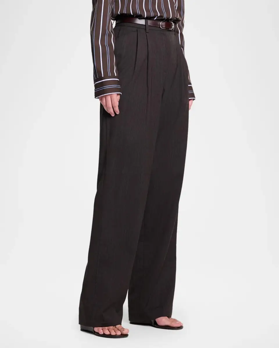 TWP Ivy Pants in Micro Herringbone Wool Suiting | Thumbnail 4