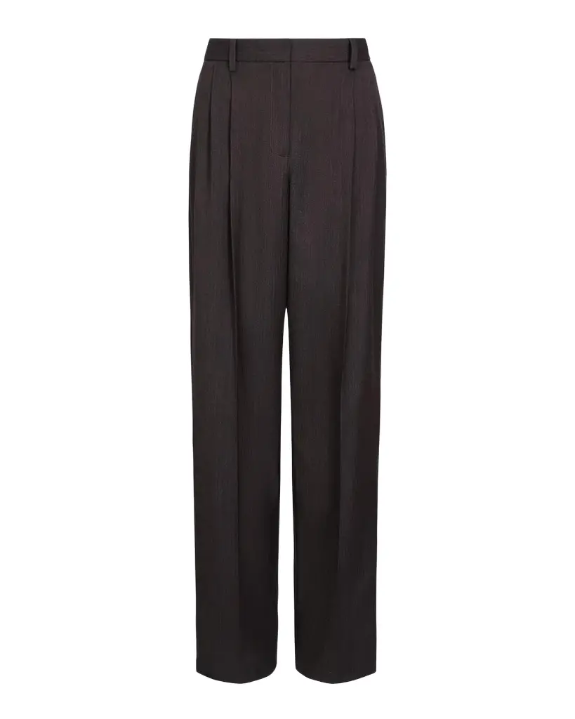 TWP Ivy Pants in Micro Herringbone Wool Suiting