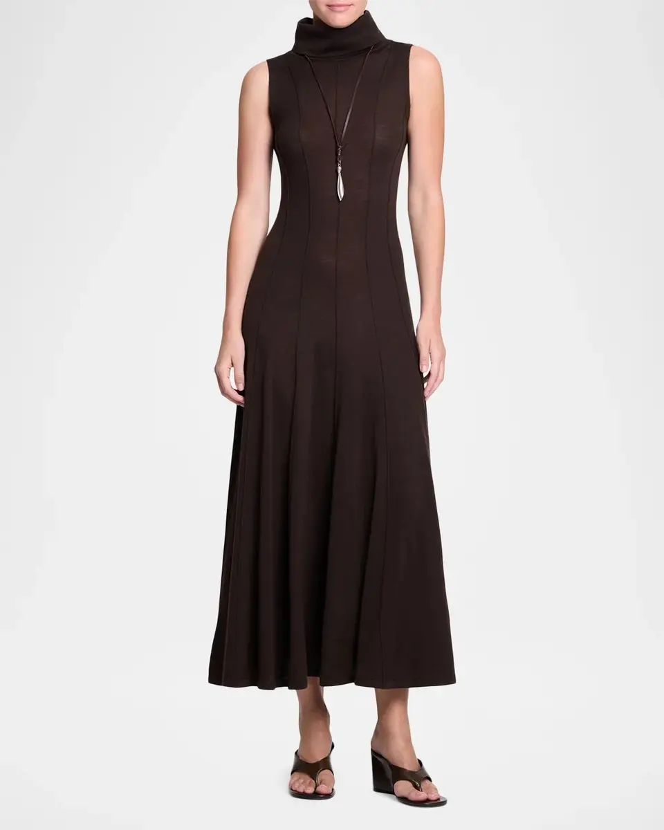 TWP Merino Wool Turtleneck Maxi Dress | Thumbnail 2
