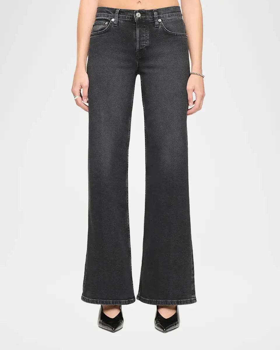 RE/DONE Laurel Mid-Rise Wide-Leg Jeans | Thumbnail 4 RE/DONE Laurel Mid-Rise Wide-Leg Jeans | Thumbnail 4
