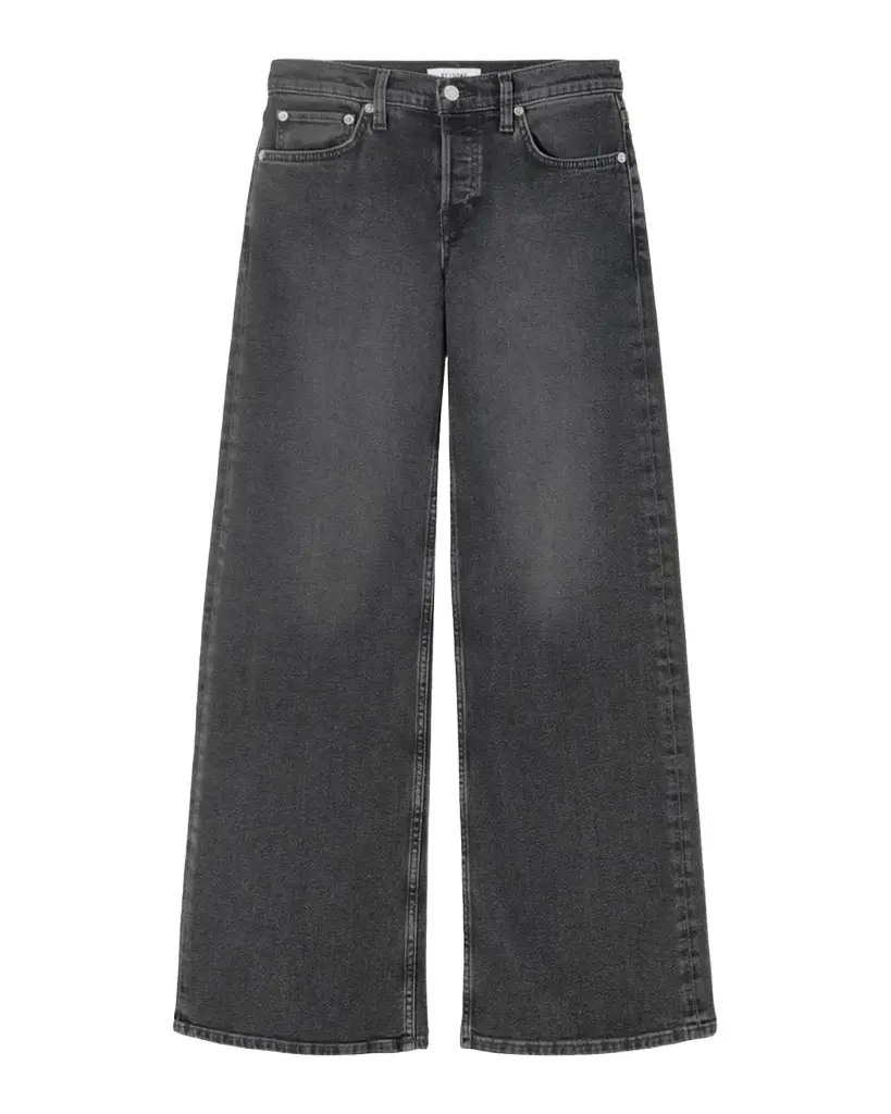 RE/DONE Laurel Mid-Rise Wide-Leg Jeans