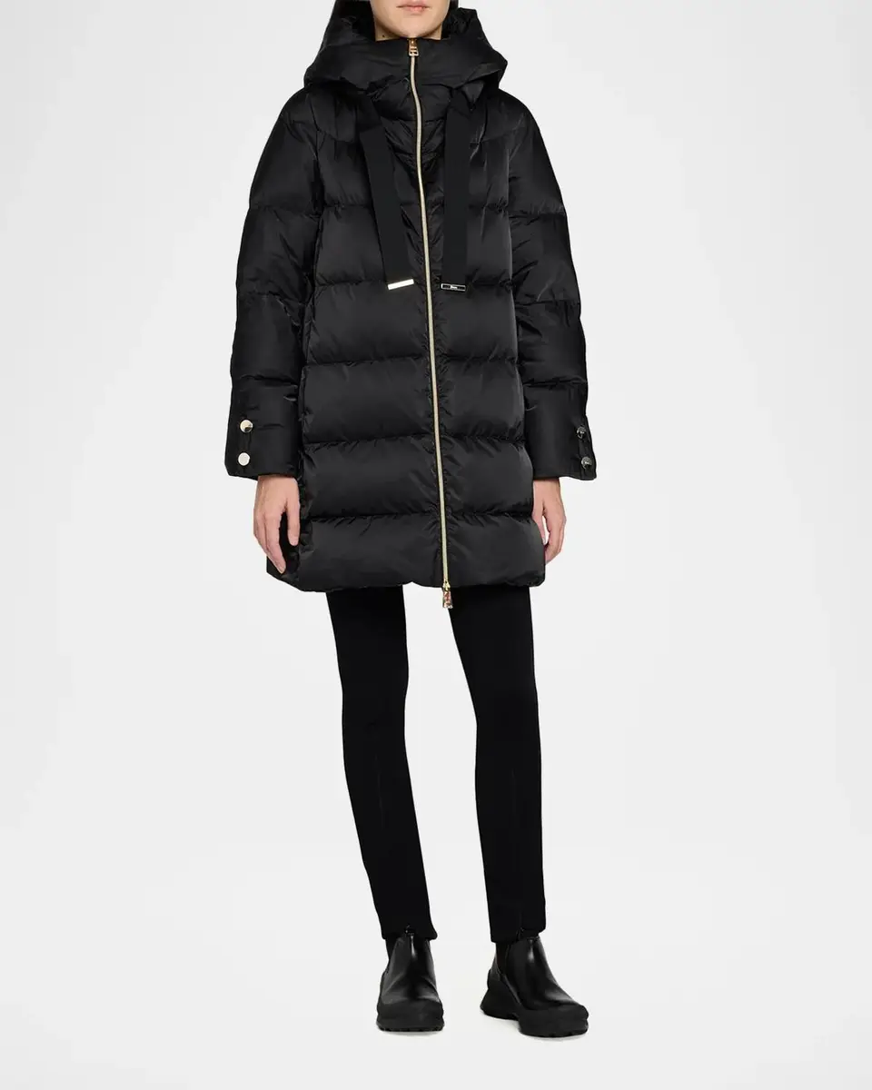 HERNO Ultralight Nylon A-Shape Hooded Down Jacket | Thumbnail 2 HERNO Ultralight Nylon A-Shape Hooded Down Jacket | Thumbnail 2