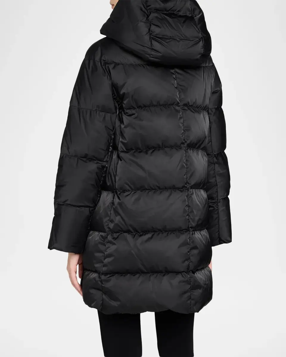 HERNO Ultralight Nylon A-Shape Hooded Down Jacket | Thumbnail 3 HERNO Ultralight Nylon A-Shape Hooded Down Jacket | Thumbnail 3