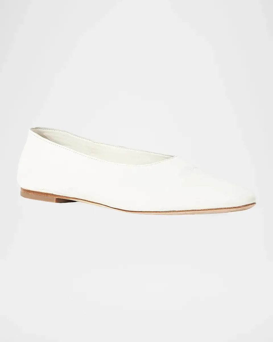 Staud Alba Leather Ballet Flats | Thumbnail 4 Staud Alba Leather Ballet Flats | Thumbnail 4