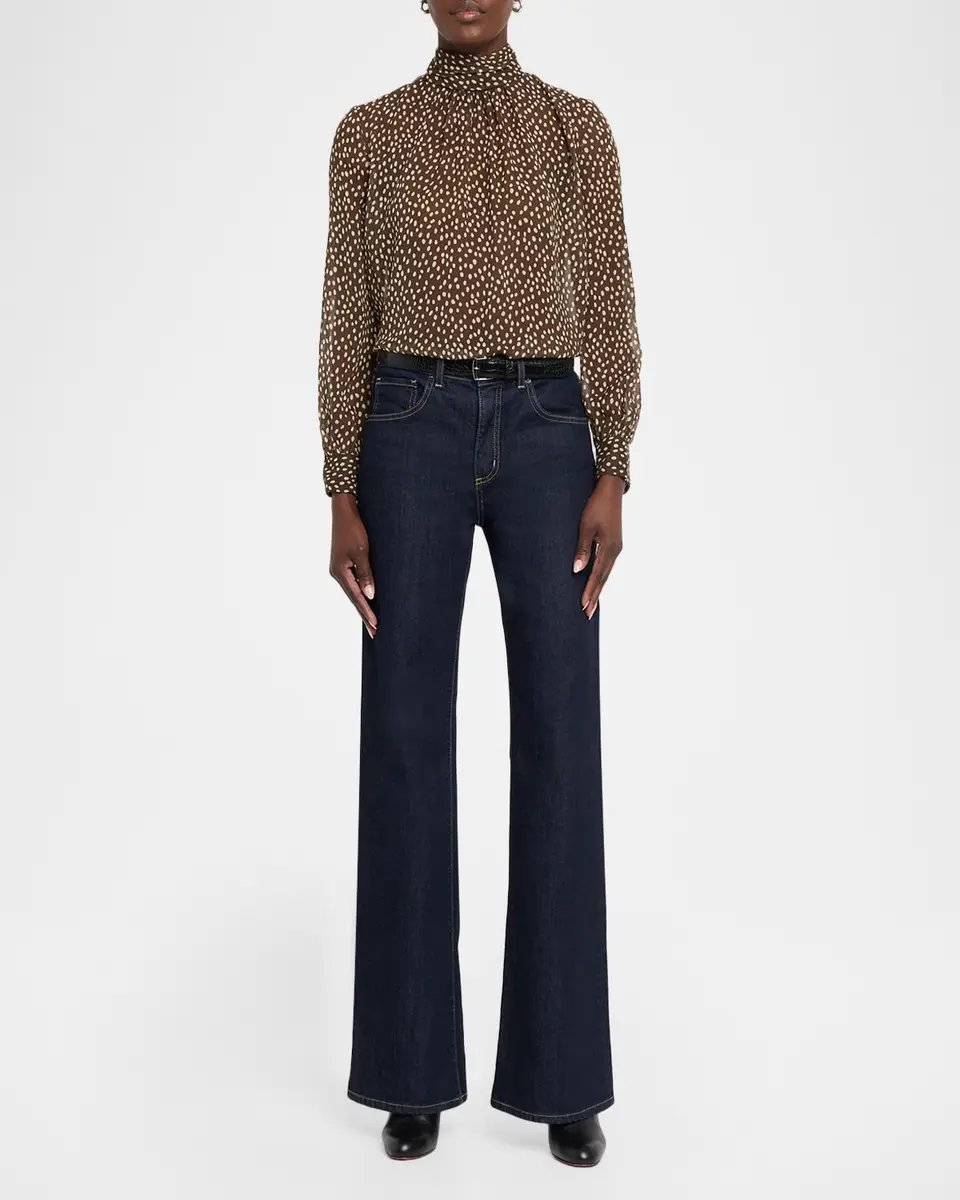 Nili Lotan Remie Polka-Dot Blouse | Thumbnail 2 Nili Lotan Remie Polka-Dot Blouse | Thumbnail 2