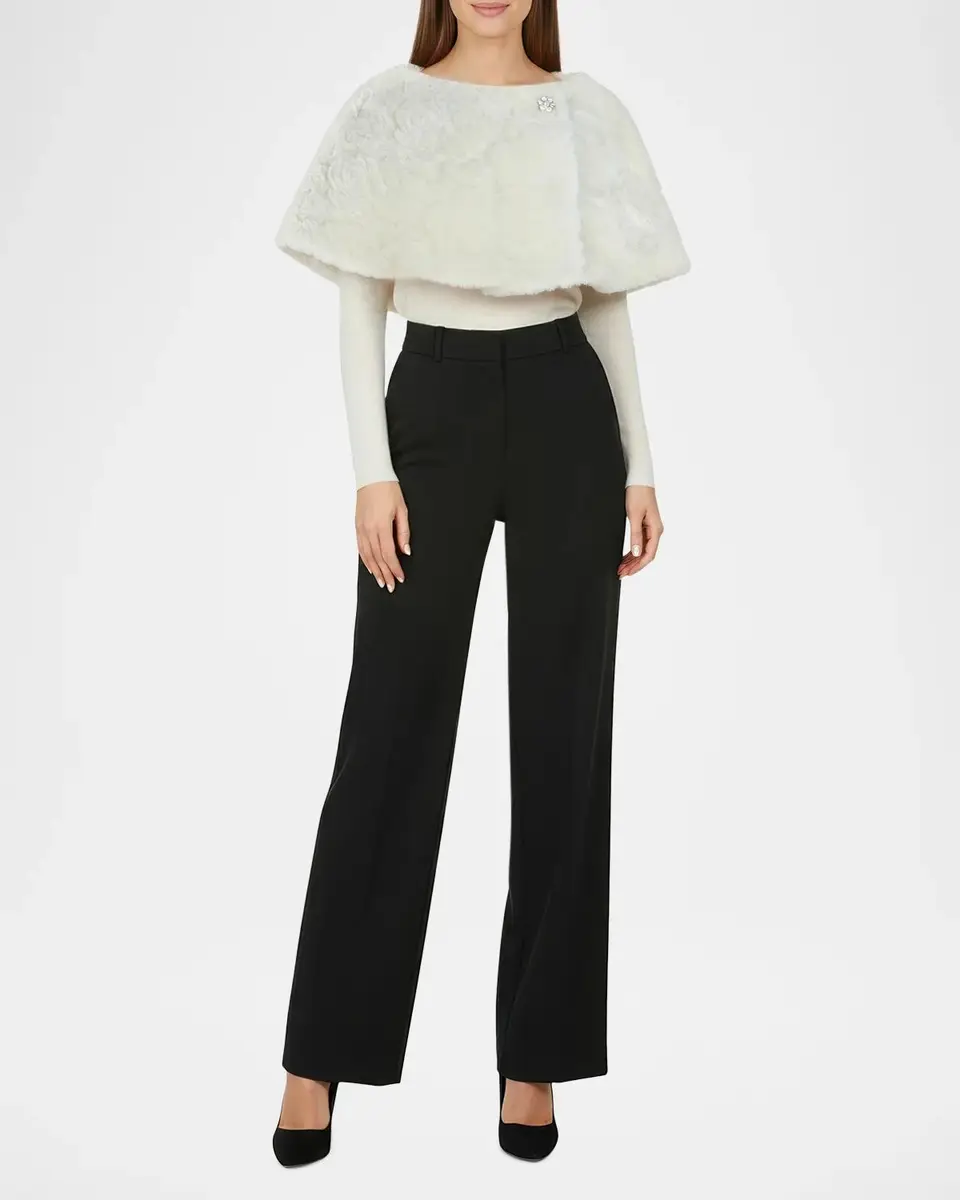 Gorski Select Rose-Cut Lamb Shearling Capelet | Thumbnail 2 Gorski Select Rose-Cut Lamb Shearling Capelet | Thumbnail 2