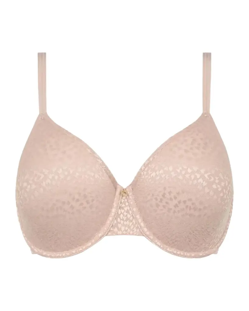 Chantelle Magique Minimize Lace-Trim Satin Bra