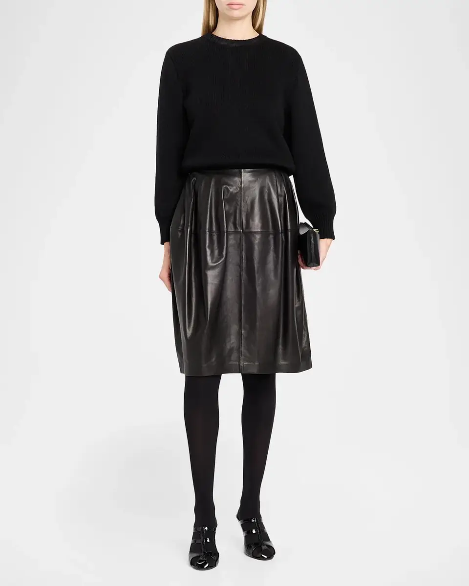 TOTEME Wool-Cotton Crewneck Sweater | Thumbnail 2 TOTEME Wool-Cotton Crewneck Sweater | Thumbnail 2