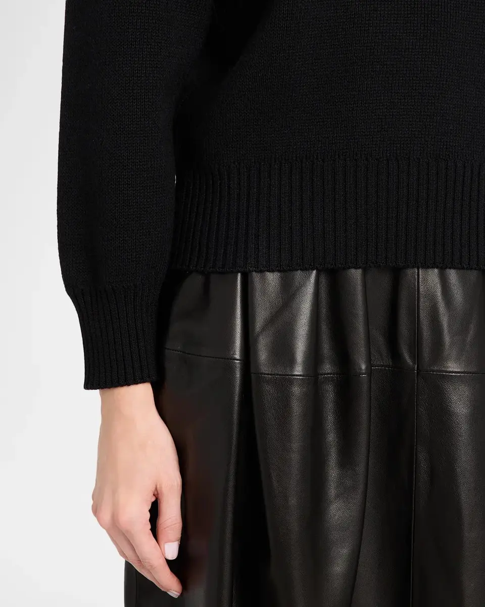 TOTEME Wool-Cotton Crewneck Sweater | Thumbnail 5 TOTEME Wool-Cotton Crewneck Sweater | Thumbnail 5