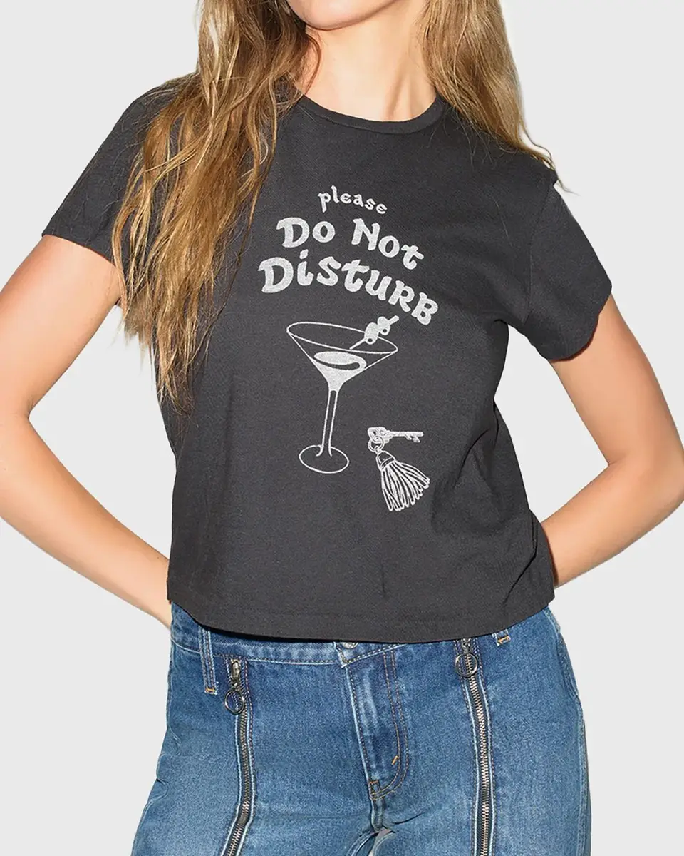 RE/DONE Hanes DND 50 's Boxy T-Shirt | Thumbnail 4 RE/DONE Hanes DND 50 's Boxy T-Shirt | Thumbnail 4