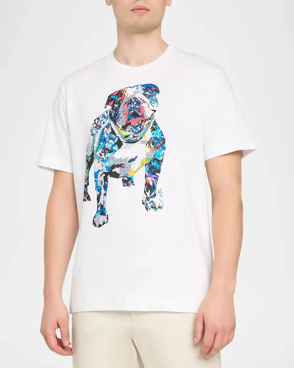 Robert Graham Men's Collage Graham Cotton Graphic T-Shirt | Thumbnail 4 Robert Graham Men's Collage Graham Cotton Graphic T-Shirt | Thumbnail 4