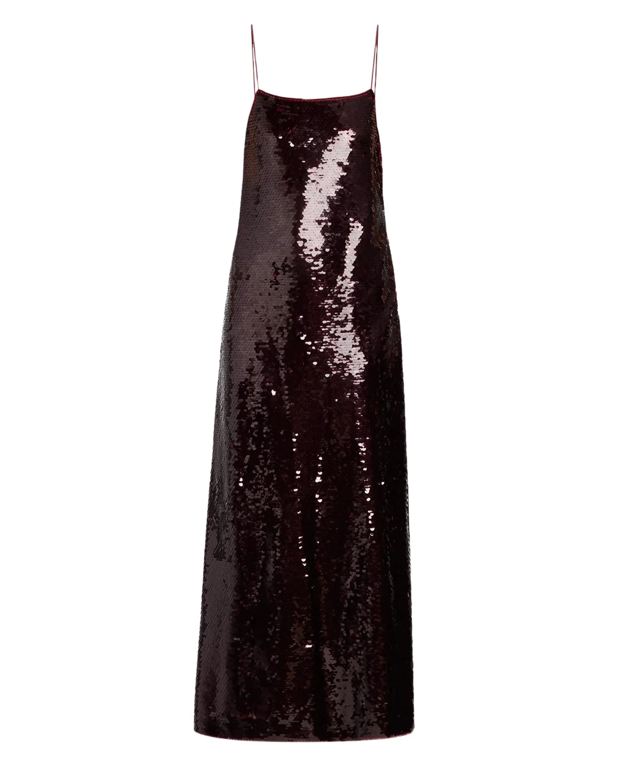 Alberta Ferretti Sequined Maxi Slip Dress