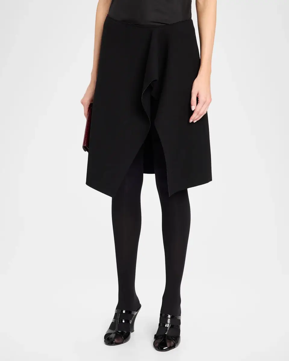 TOTEME Short Slit Scuba Skirt | Thumbnail 4 TOTEME Short Slit Scuba Skirt | Thumbnail 4