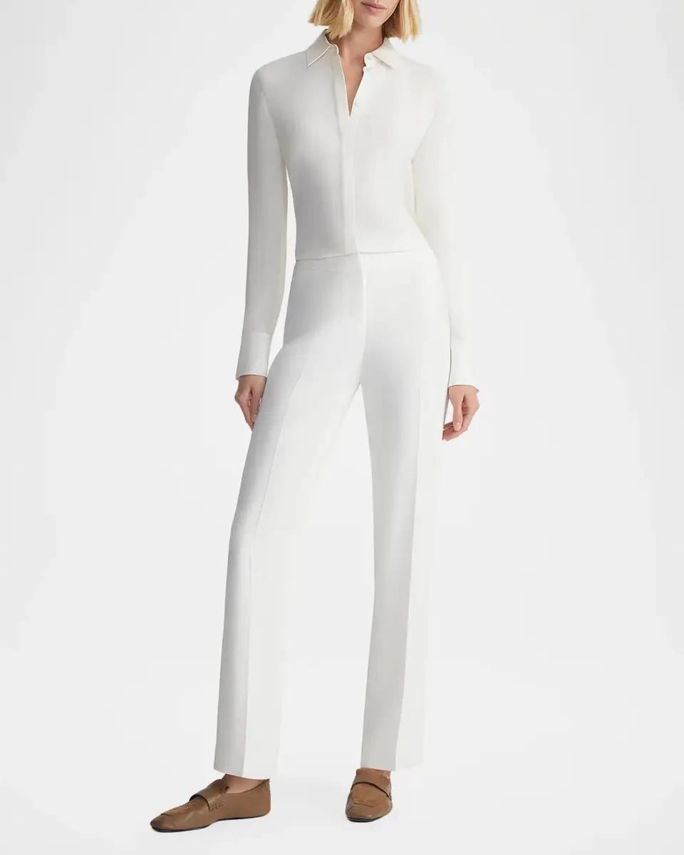 Lafayette 148 New York Scottie Silk Georgette Blouse | Thumbnail 2 Lafayette 148 New York Scottie Silk Georgette Blouse | Thumbnail 2