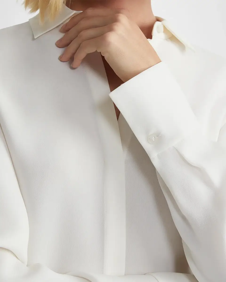 Lafayette 148 New York Scottie Silk Georgette Blouse | Thumbnail 5 Lafayette 148 New York Scottie Silk Georgette Blouse | Thumbnail 5
