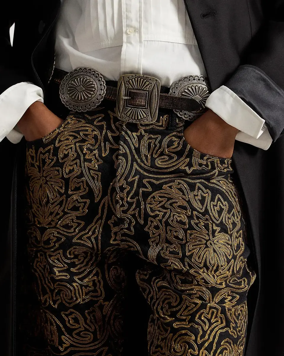 Ralph Lauren Soutache Relaxed Straight Jean | Thumbnail 5 Ralph Lauren Soutache Relaxed Straight Jean | Thumbnail 5
